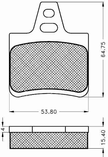 Placute frana spate Citroen