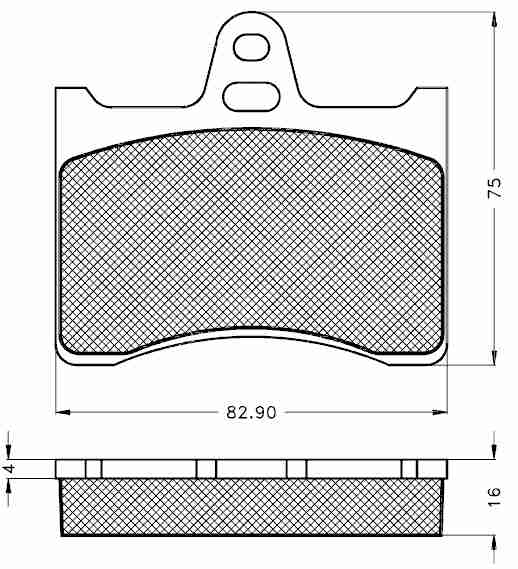 Placute frana spate Citroen
