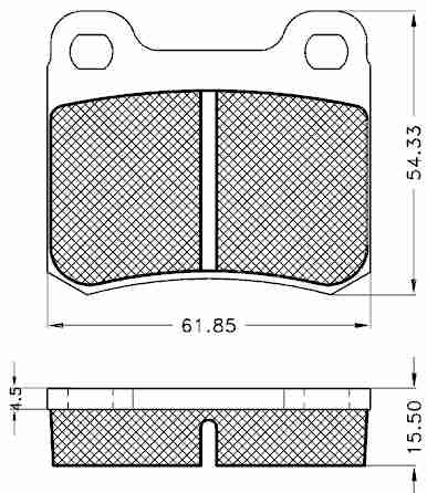 Placute frana spate Mercedes
