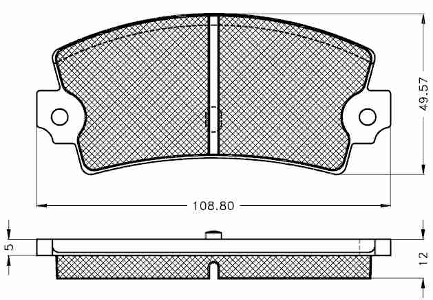 Placute frana spate Renault