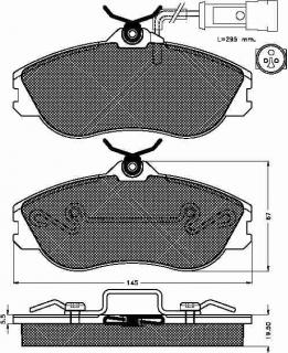 Placute frana fata Audi