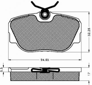 Placute frana fata BMW