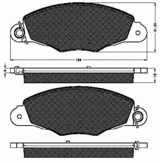 Placute frana fata Citroen