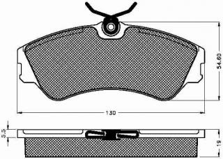 Placute frana fata Volkswagen