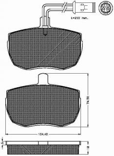 Placute frana spate Iveco