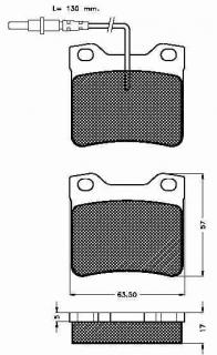 Placute frana spate Peugeot