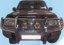 Bulbar protectie inox Nissan Patrol